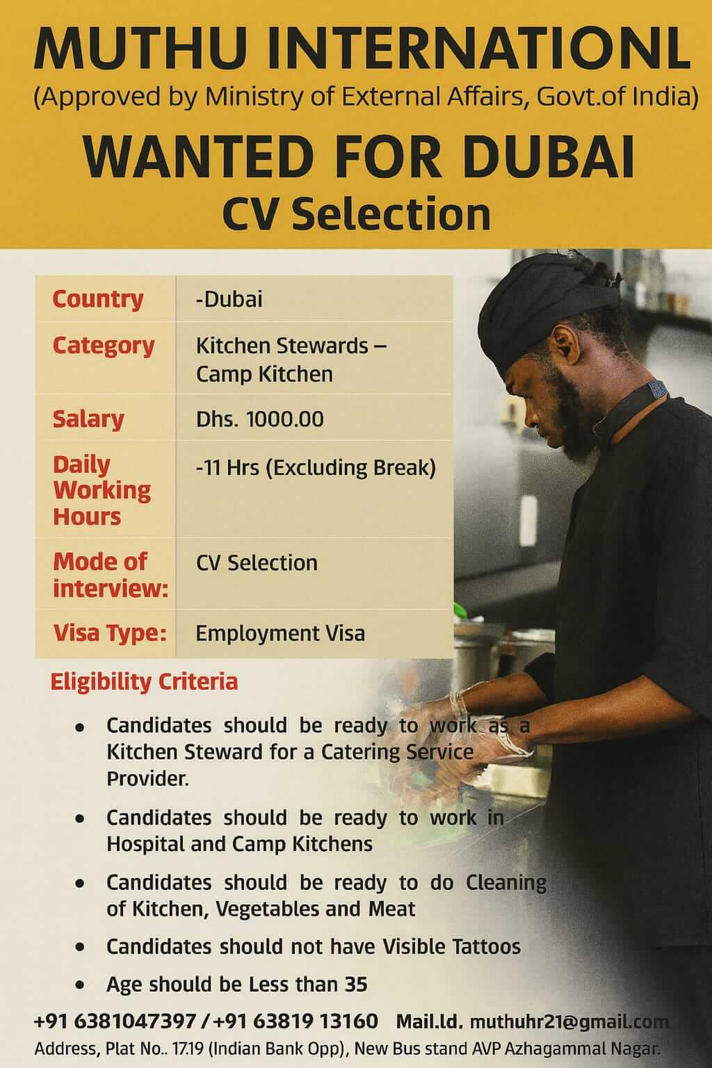 WANTED FOR DUBAI WANTED FOR DUBAI