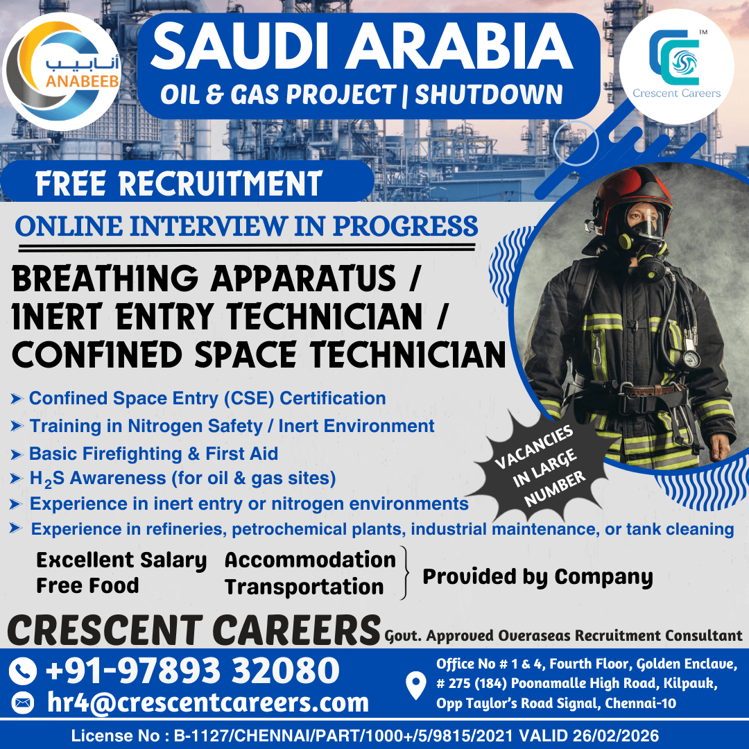 BREATHING APPARATUS / INERT ENTRY TECHNICIAN / CONFINED SPACE TECHNICIAN BREATHING APPARATUS / INERT ENTRY TECHNICIAN / CONFINED SPACE TECHNICIAN
