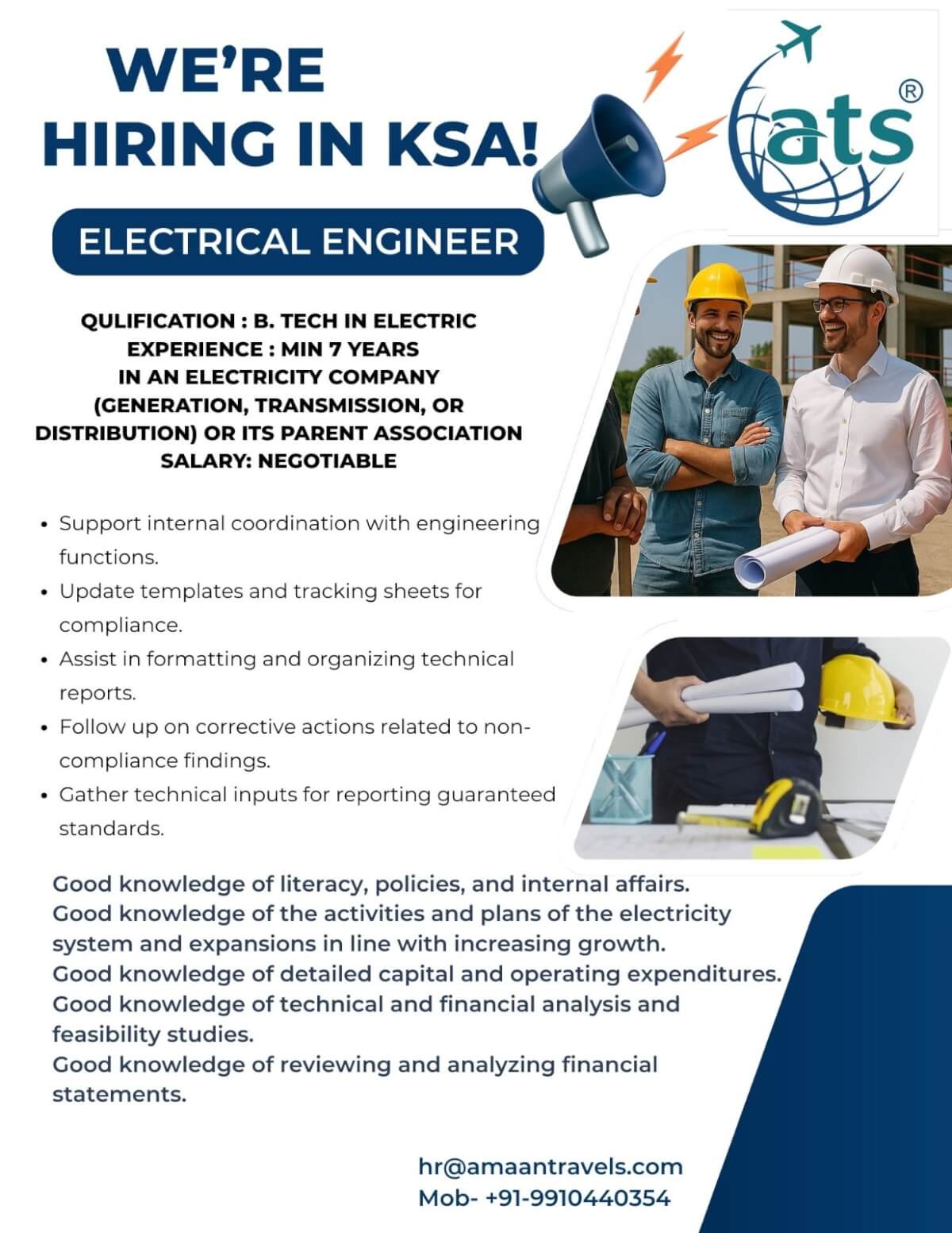 Hiring for a well reputed co. in KSa Hiring for a well reputed co. in KSa