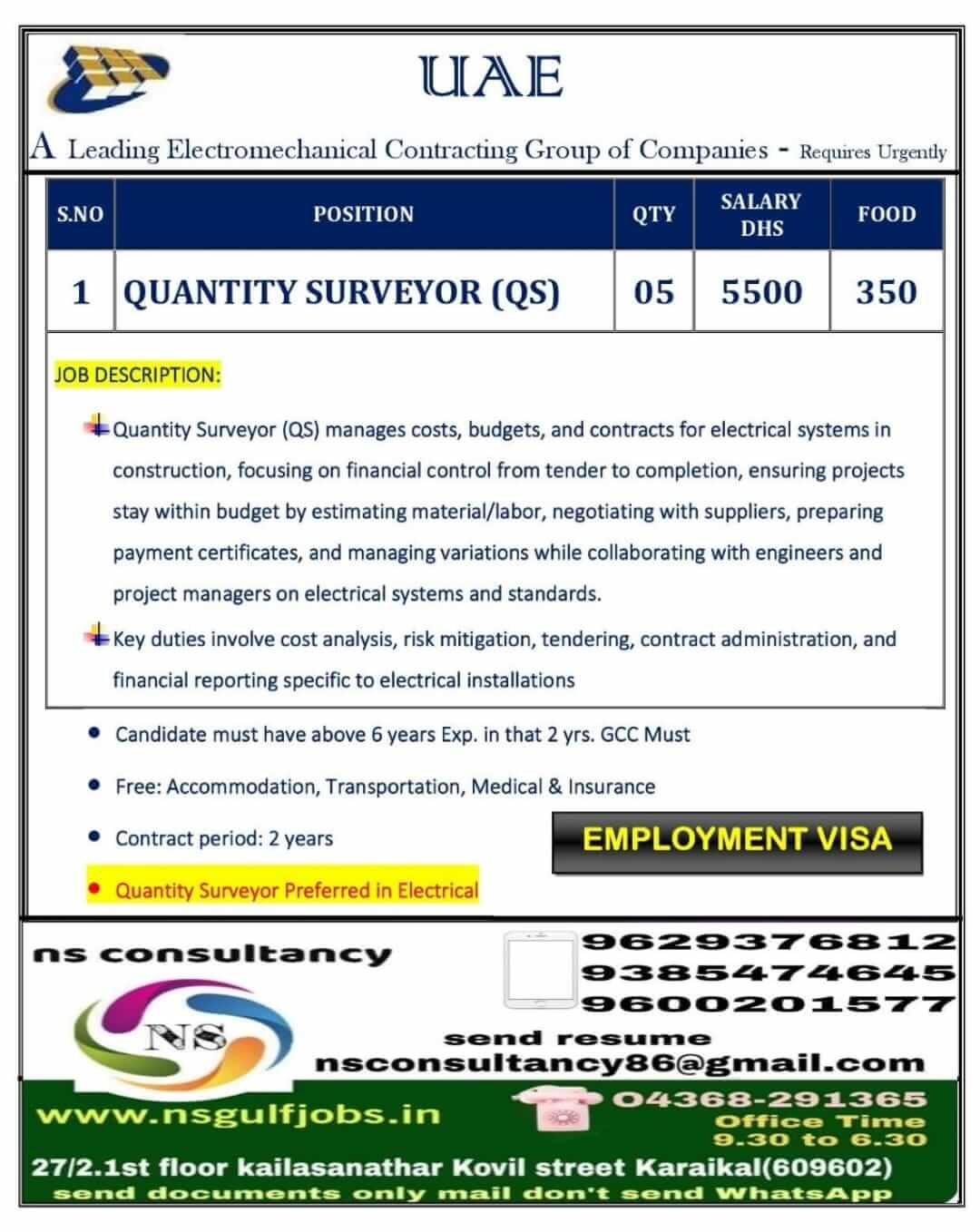 LEADING ELECTRO CHEMICAL CONTRACTING COMPANY