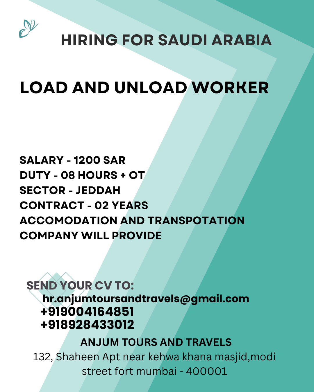 HIRING FOR SAUDI ARABIA HIRING FOR SAUDI ARABIA