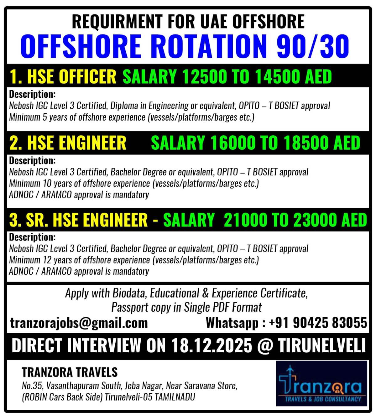 HSE OFFICER JOBS