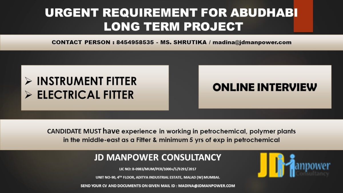 URGENT REEQUIRMENT FOR UAE LONG TERM
