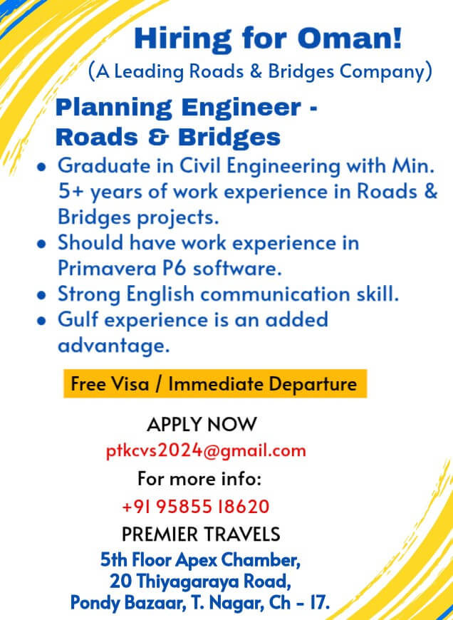 Hiring for Oman country! Hiring for Oman country!