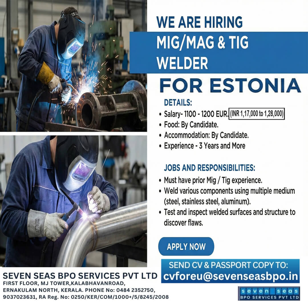 URGENT REQUIREMENT IN ESTONIA