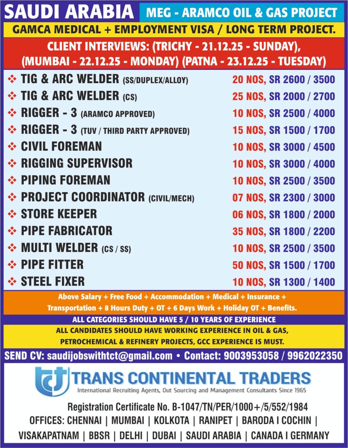 MIDDLE EAST GROUP HIRING YOU-ARAMCO PROJECT MIDDLE EAST GROUP HIRING YOU-ARAMCO PROJECT