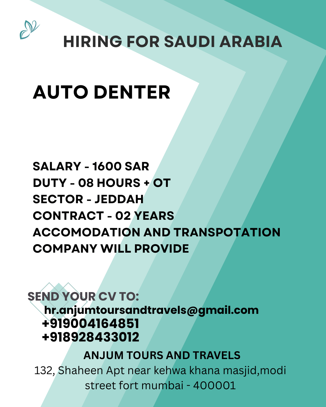 hiring for saudi arabia hiring for saudi arabia