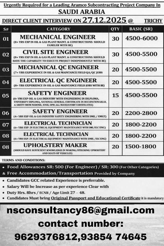 LEADING ARAMCO SUBCONTRACTING COMPANY
