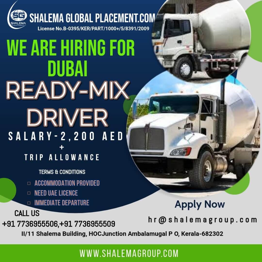 READY MIX DRIVER