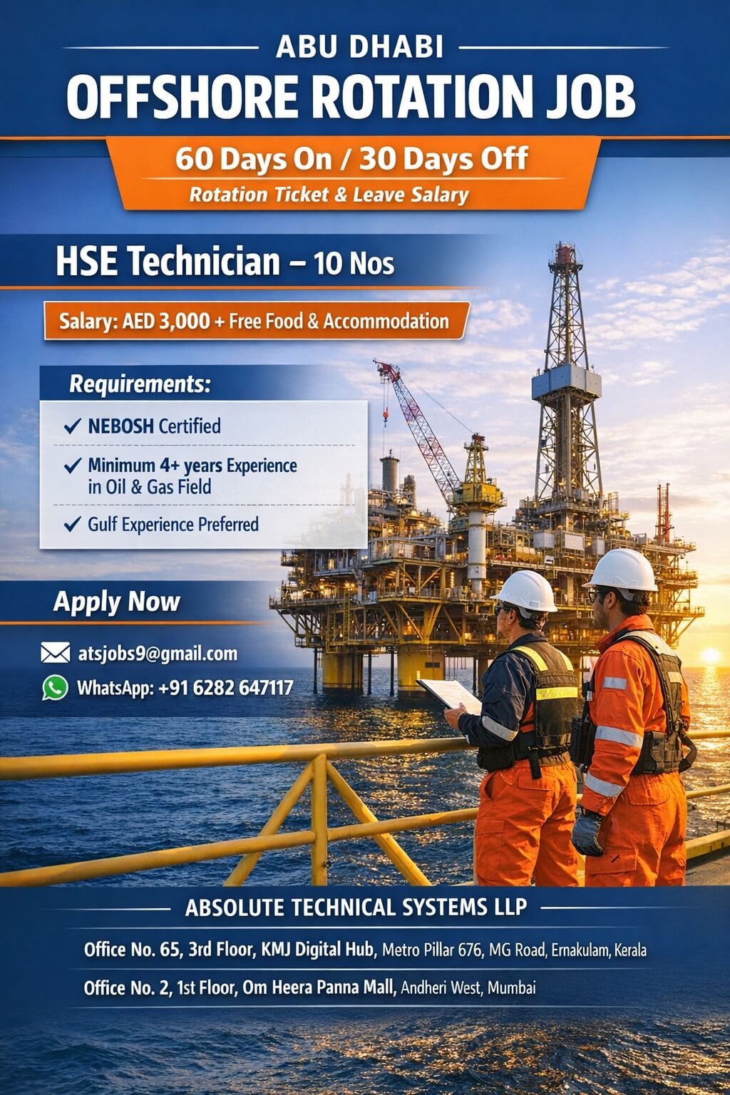 OFFSHORE PROJECT - ABU DHABI - SAFETY TECHNICIAN
