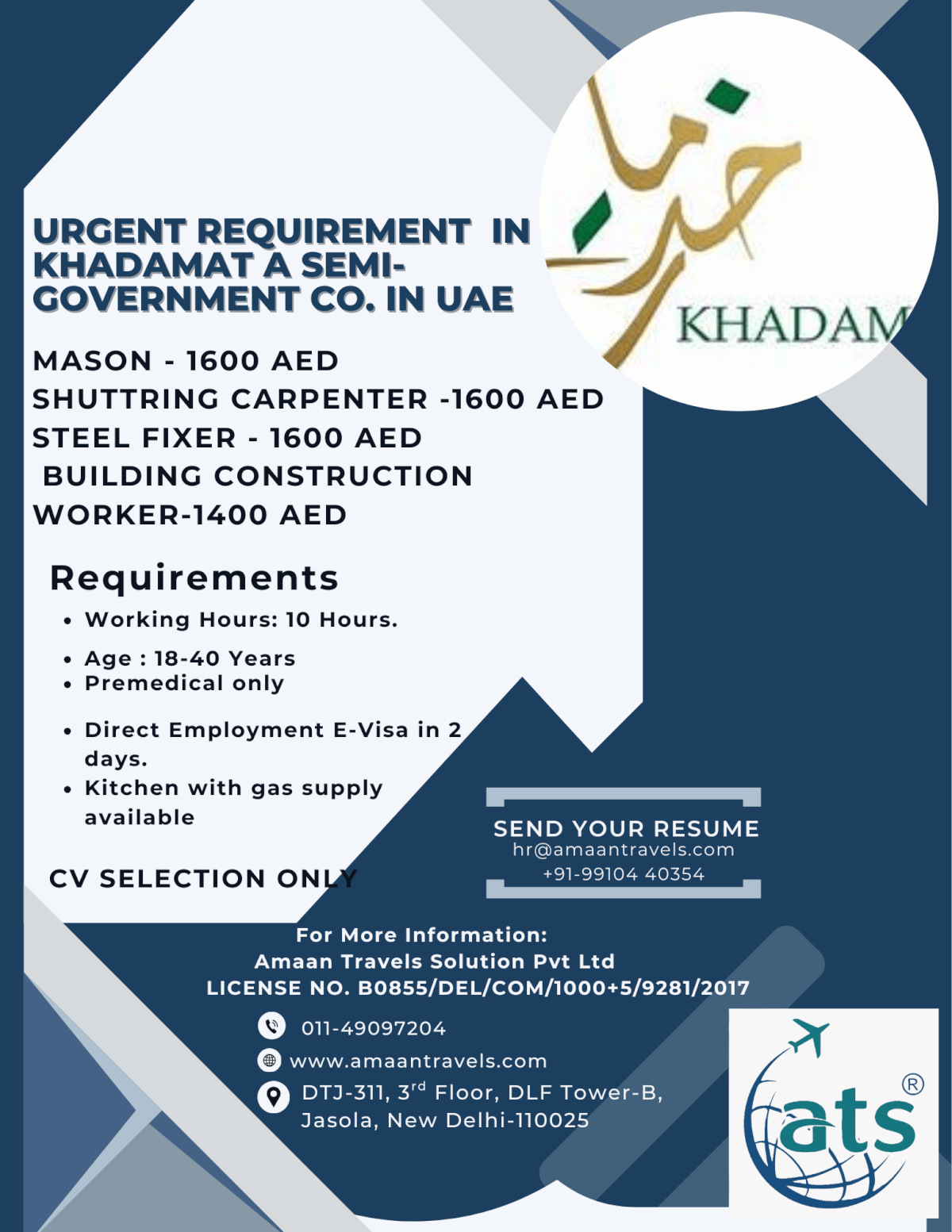 Hiring for Building Construction Worker in a Reputed Company in Saudi Arabiad Hiring for Building Construction Worker in a Reputed Company in Saudi Arabiad