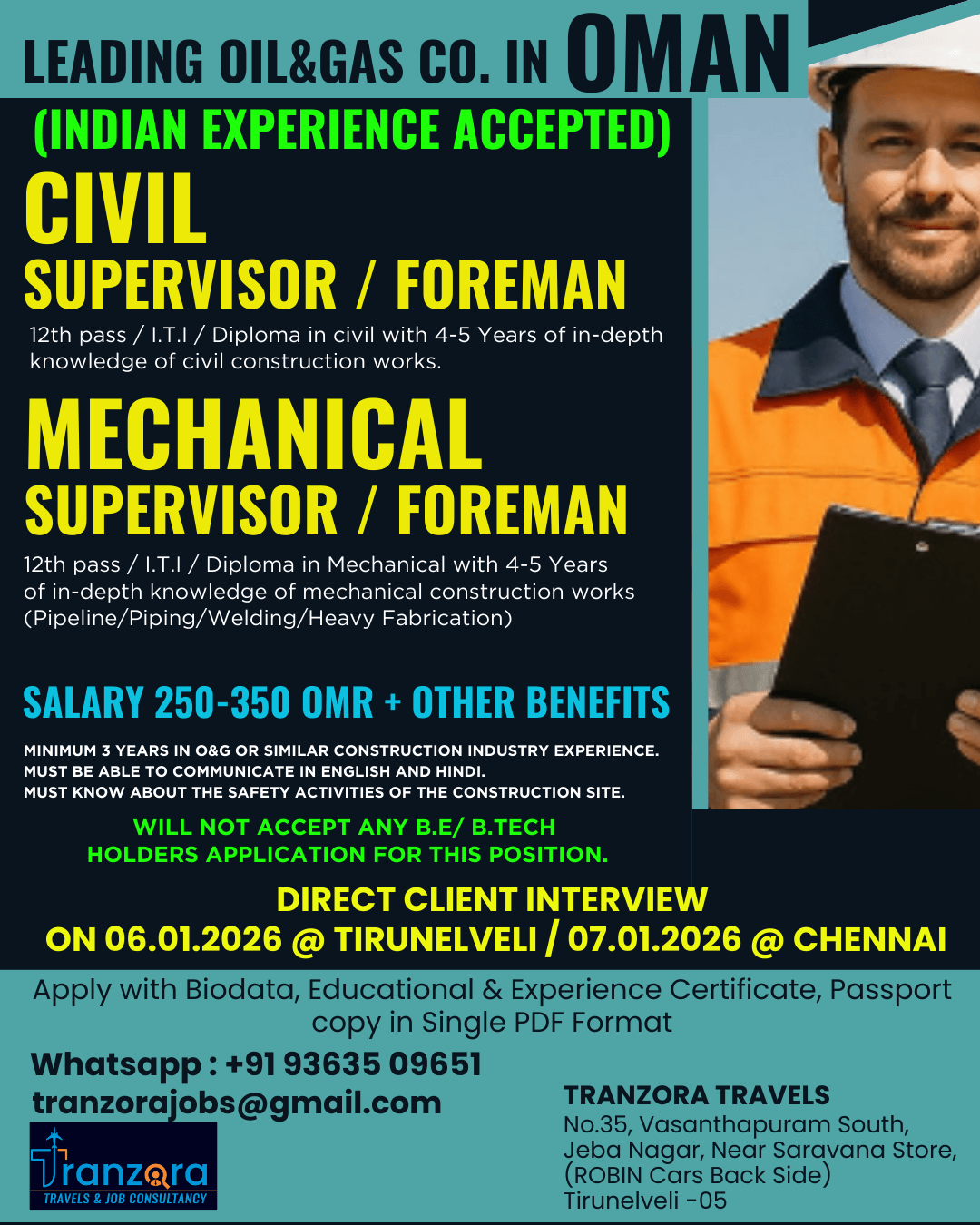 OIL AND GAS JOBS IN OMAN