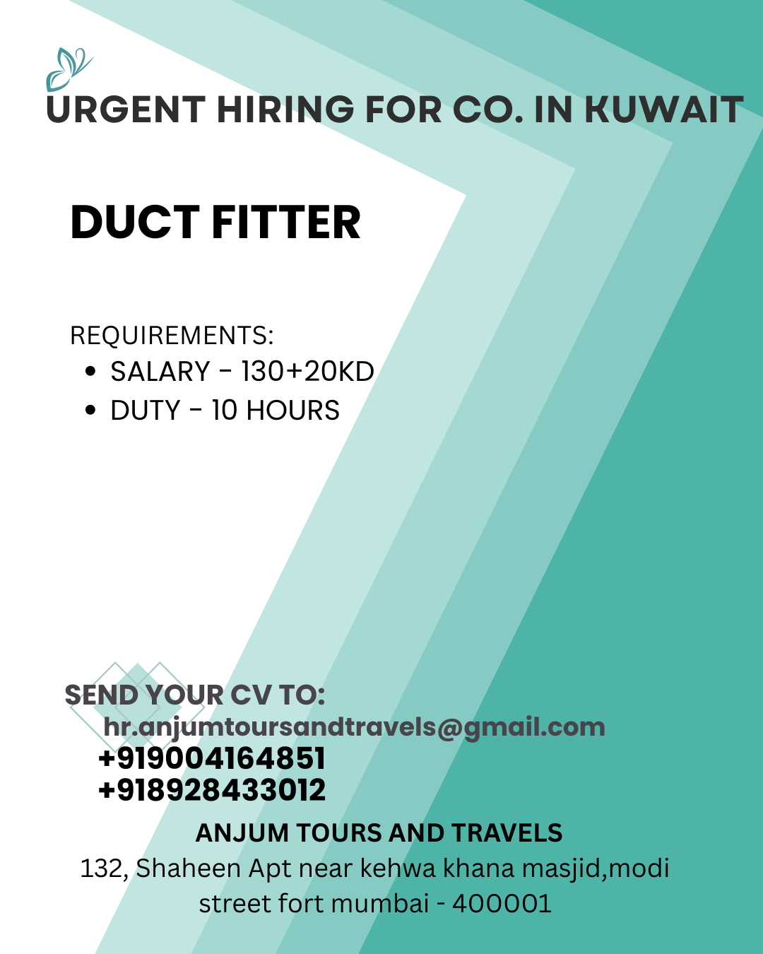 hiring for kuwait
