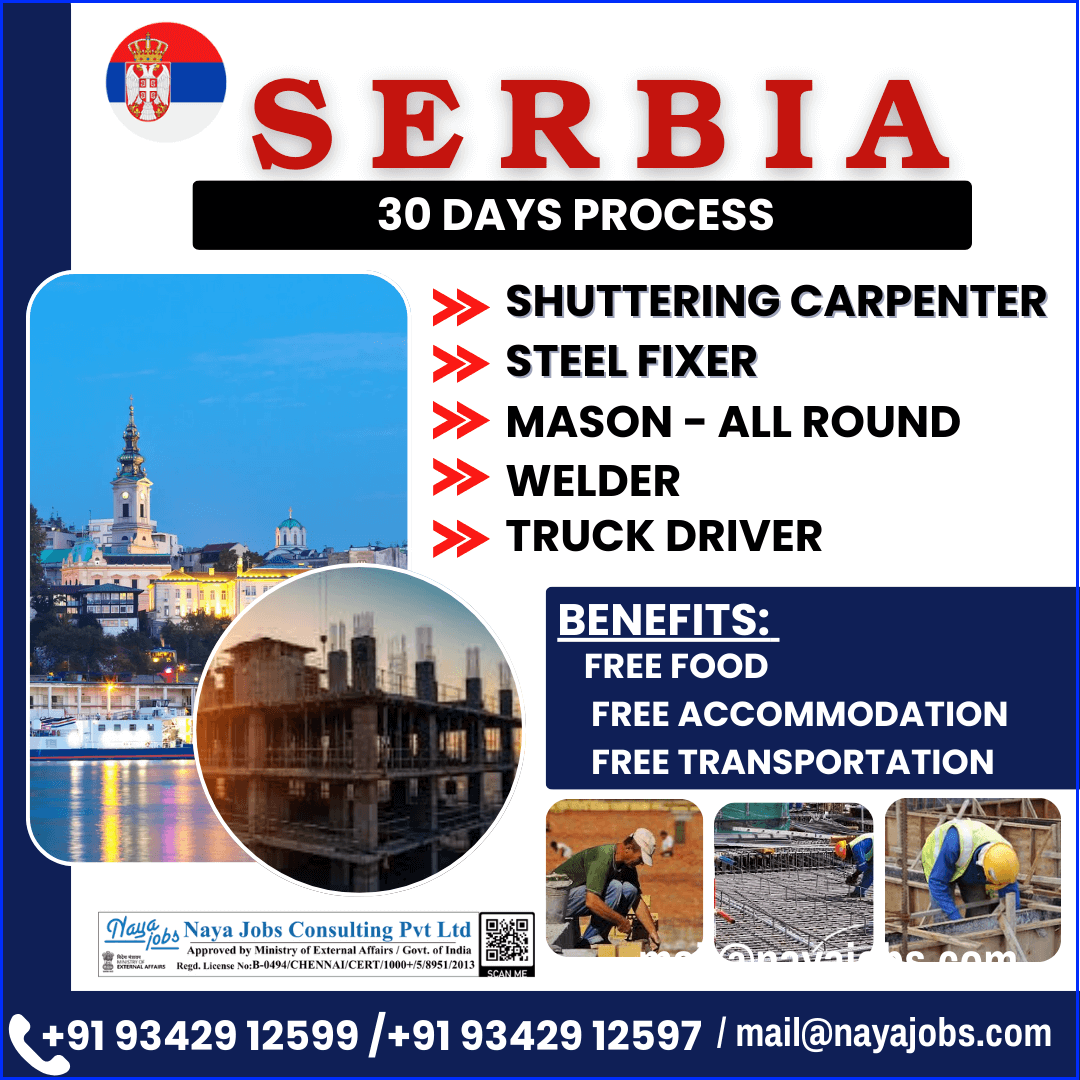 Urgent Hiring for Serbia Construction Jobs Urgent Hiring for Serbia Construction Jobs