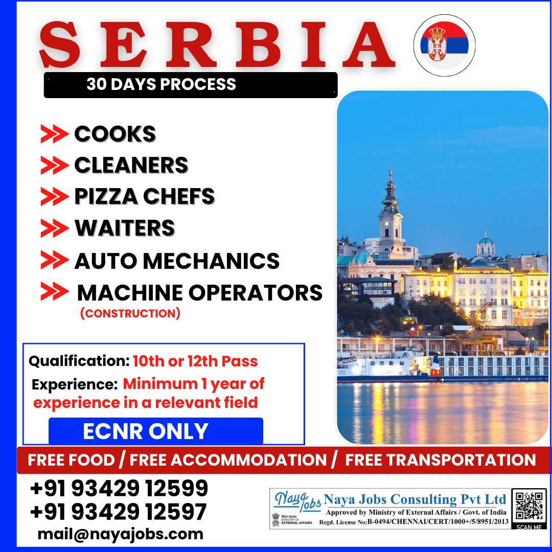 URGENT HIRING – SERBIA