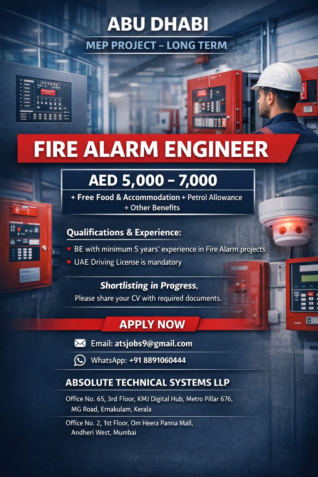 Fire Alarm Engineer to Abu Dhabi Fire Alarm Engineer to Abu Dhabi