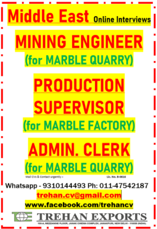 FOR MARBLE QUARRY