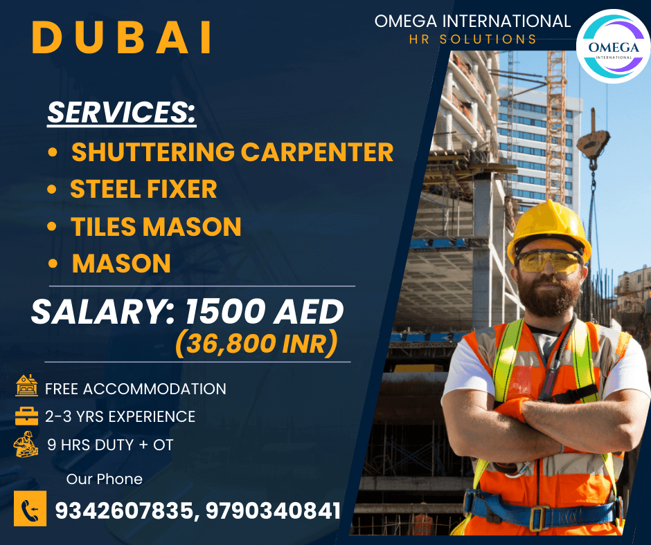 URGENTLY WANTED FOR DUBAI