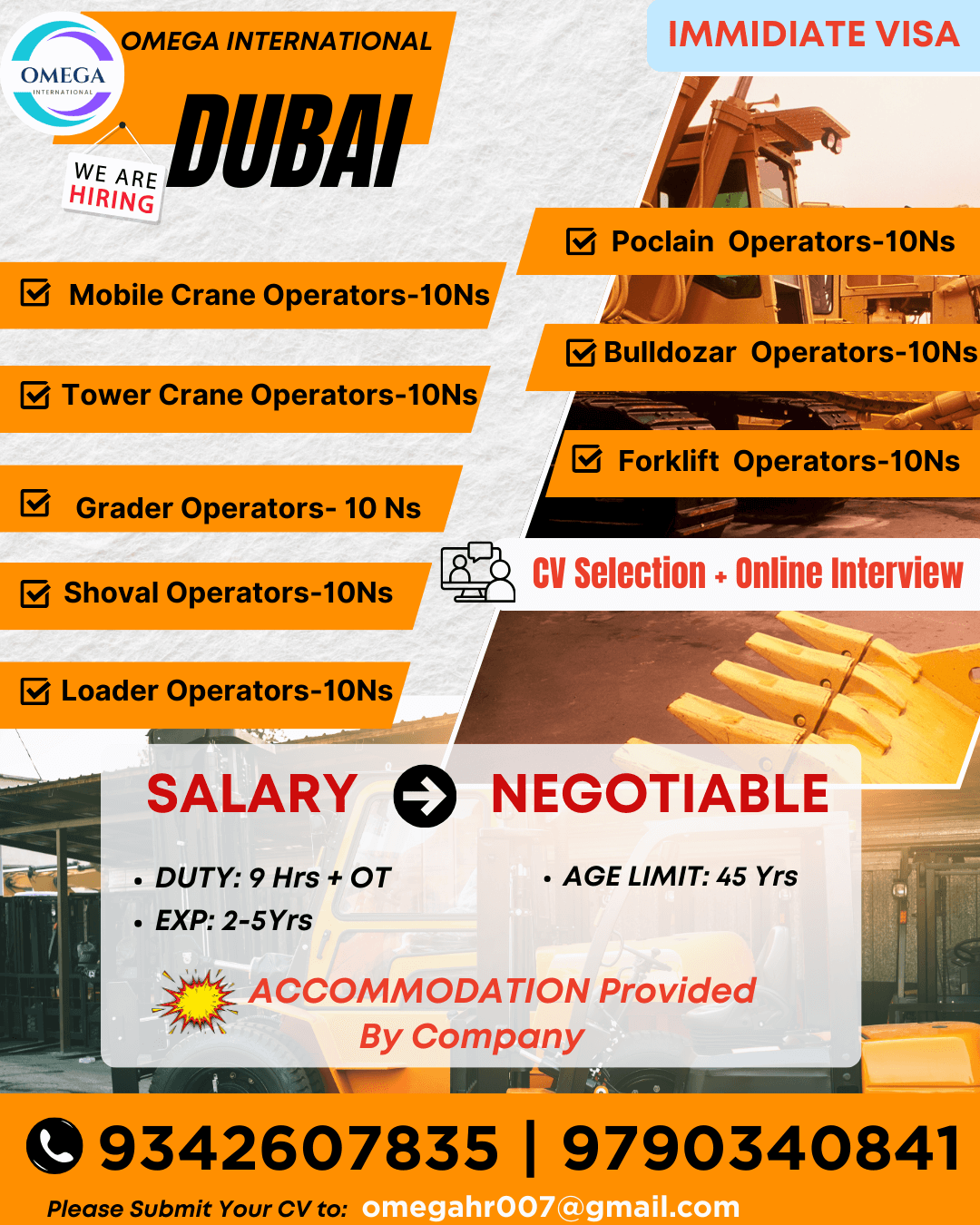 URGENTLY WANTED FOR DUBAI URGENTLY WANTED FOR DUBAI