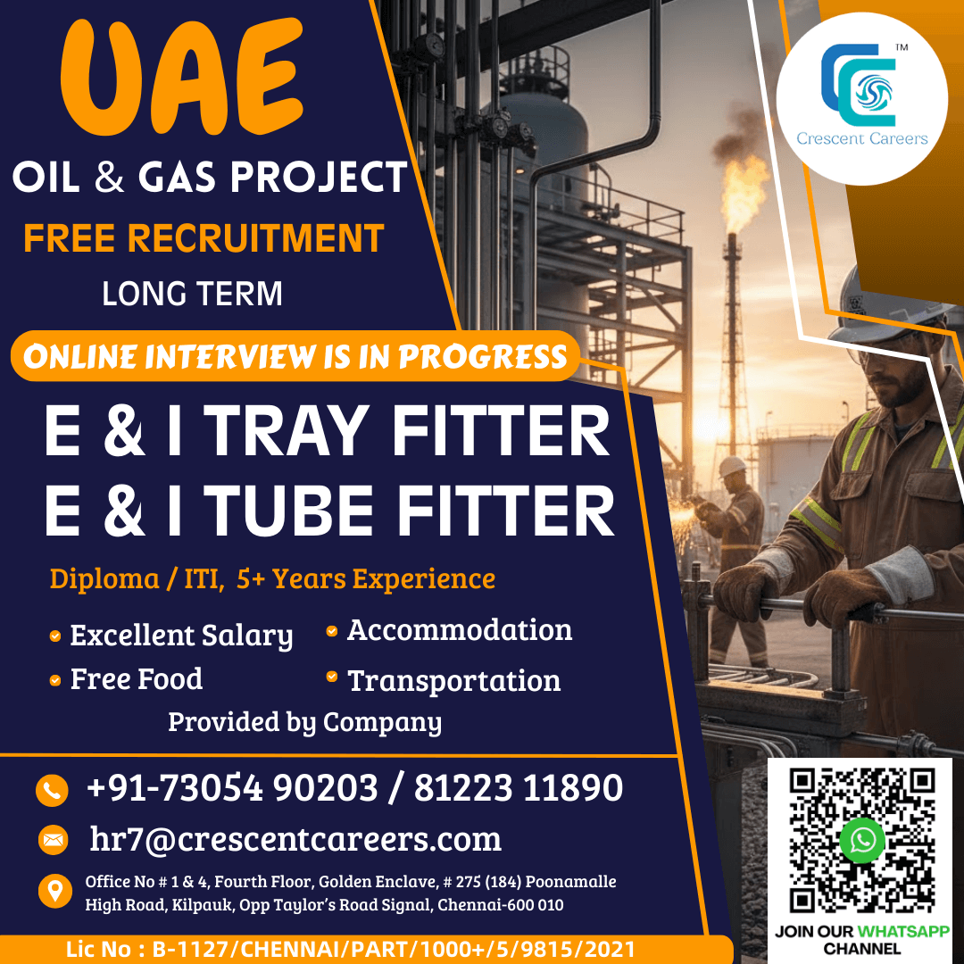 E & I TUBE / TRAY FITTER