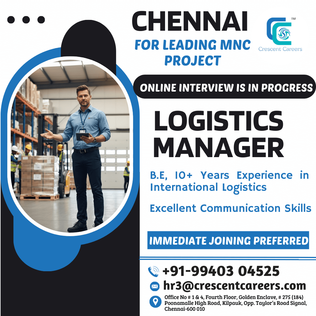 LOGISTICS MANAGER
