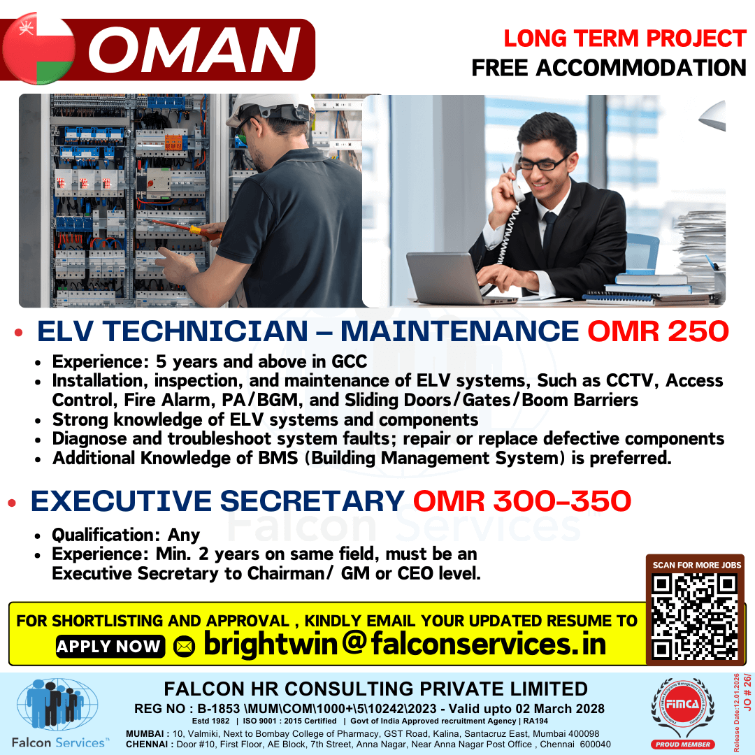 ? OMAN – LONG-TERM HIRING ?? ? OMAN – LONG-TERM HIRING ??