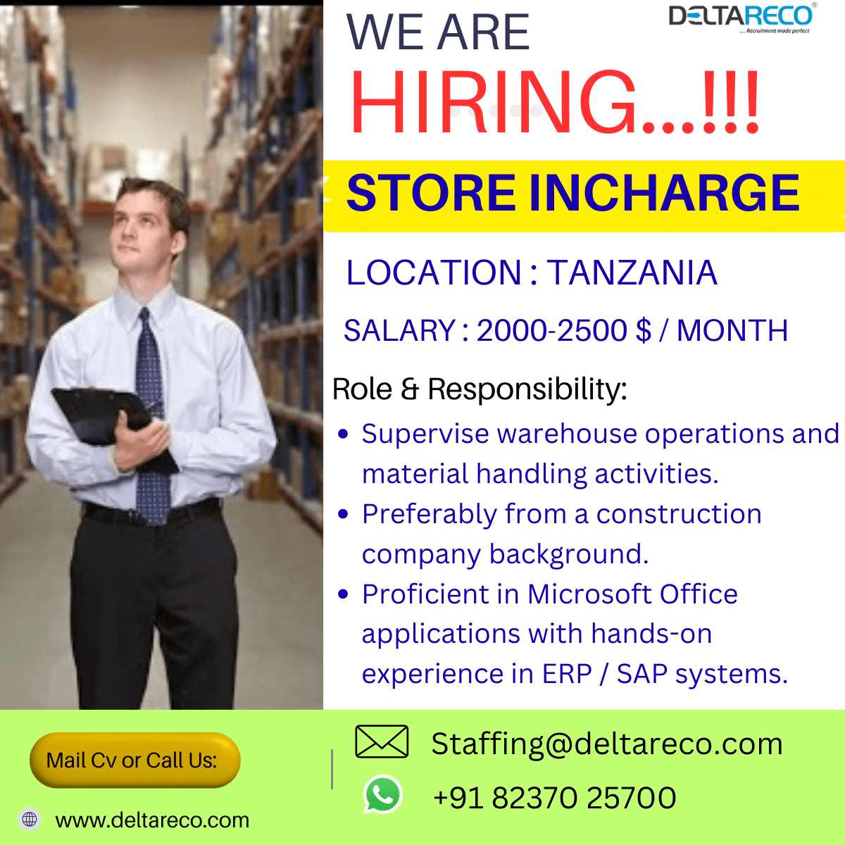 Hiring Sales Engineer for a Switch gear Company Hiring Sales Engineer for a Switch gear Company