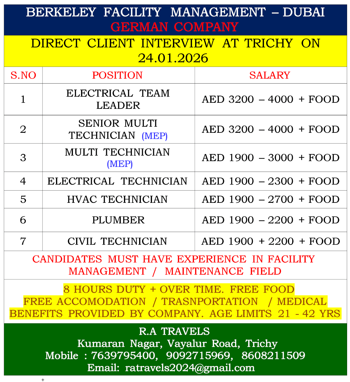 BERKELEY FACILITY MANAGEMENT – DUBAI GERMAN COMPANY