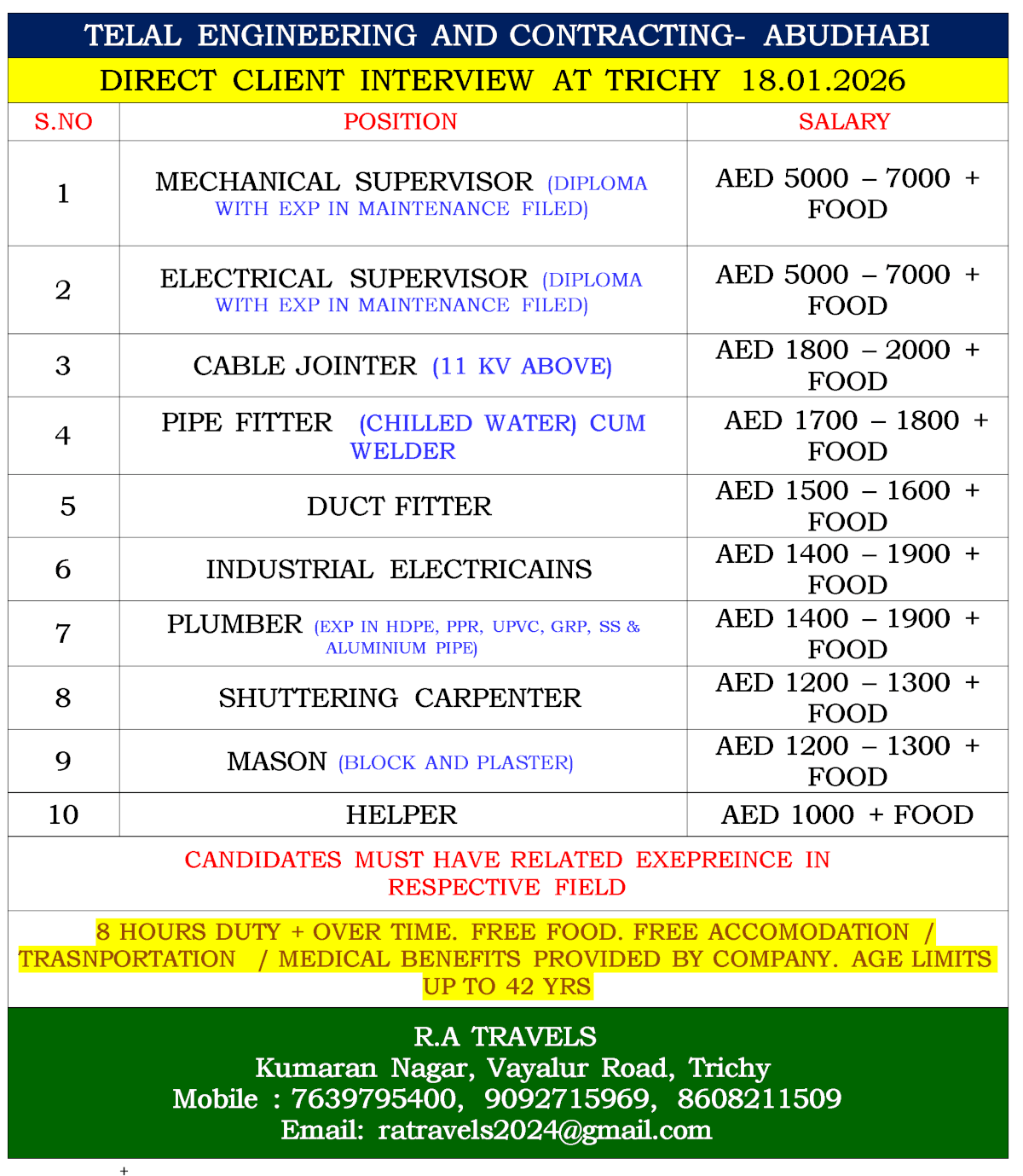 TELAL ENGINEERING AND CONTRACTING- ABUDHABI
