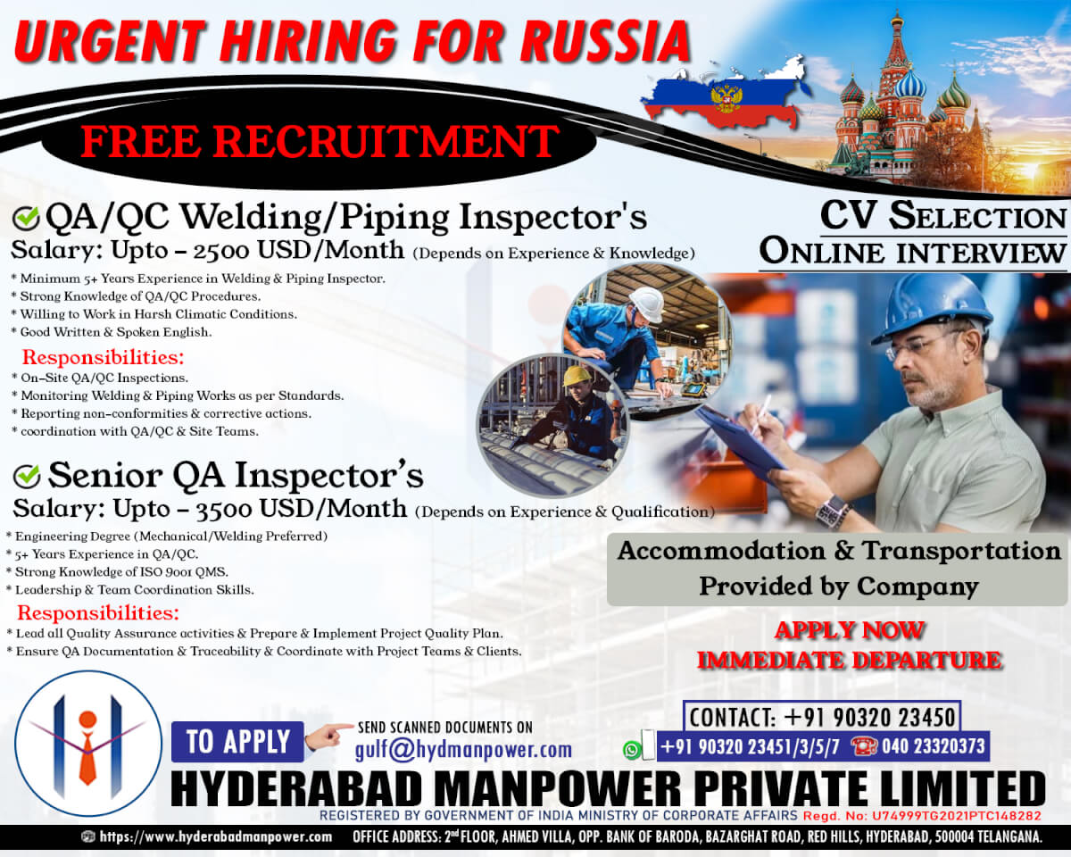 Hiring for Russia Hiring for Russia