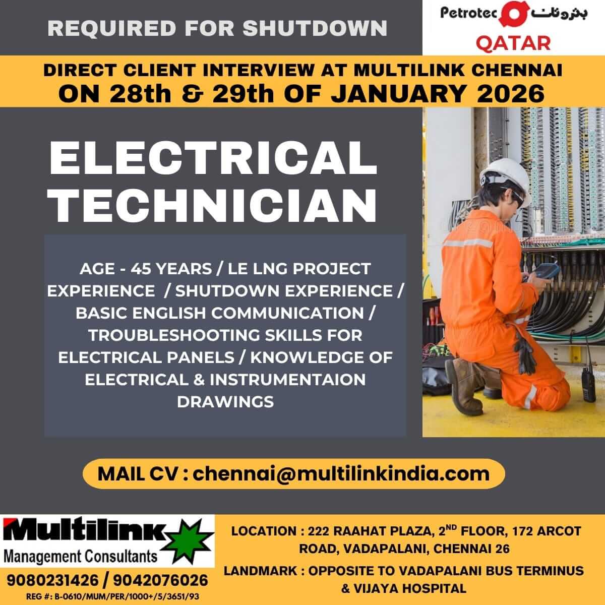 ELECTRICAL TECHNICIAN