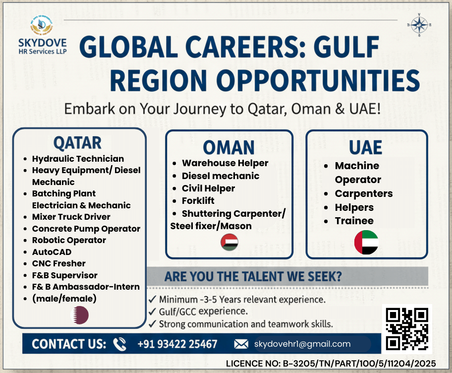 GOLDEN OPPORTUNITY FOR JOB SEEKERS, LOOKING FOR GULF!!! GOLDEN OPPORTUNITY FOR JOB SEEKERS, LOOKING FOR GULF!!!
