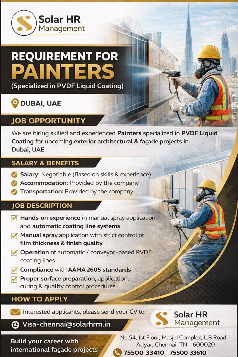 Requirement for Painter - UAE
