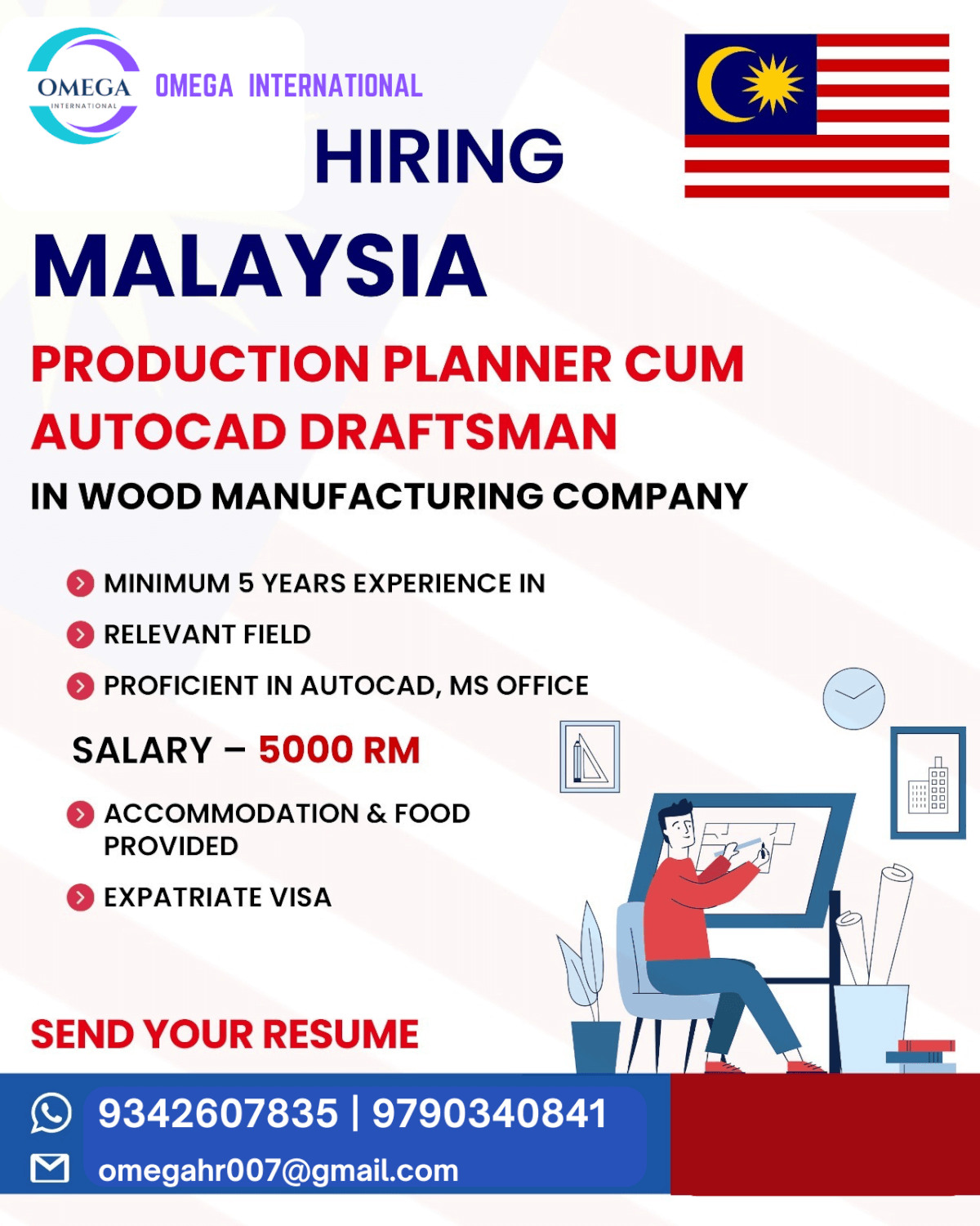 URGENTLY HIRING FOR MALAYSIA