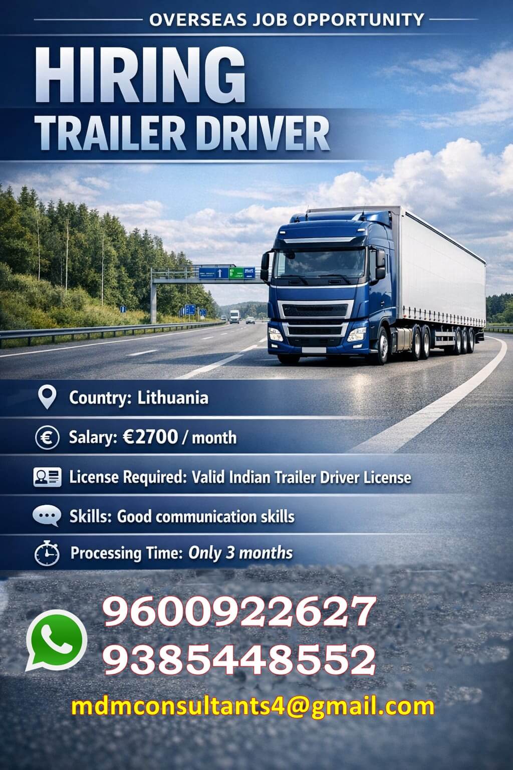 HIRING FOR LITHUANIA