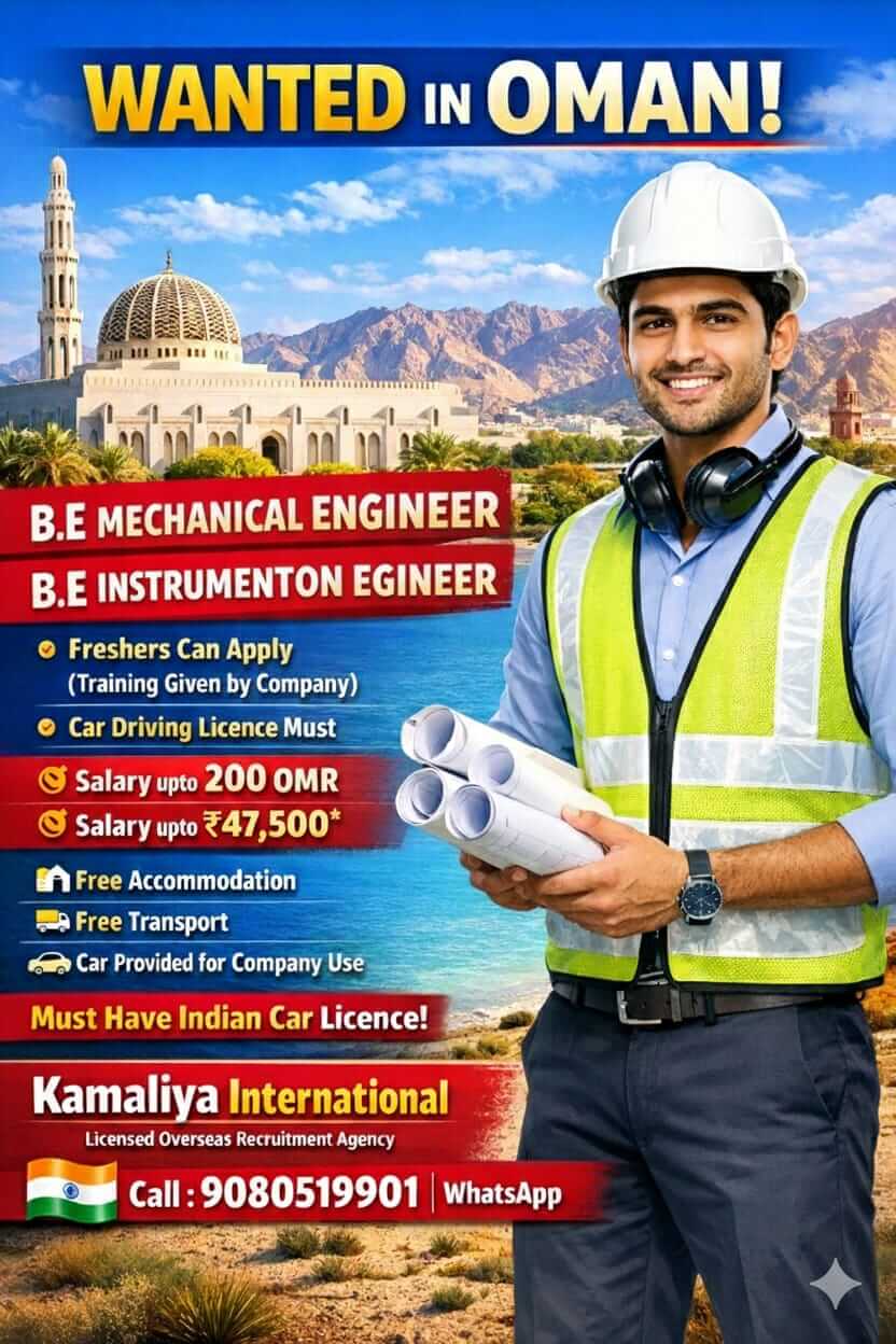 Fresh Instrumentation Engineer & Mechanical Engineer
