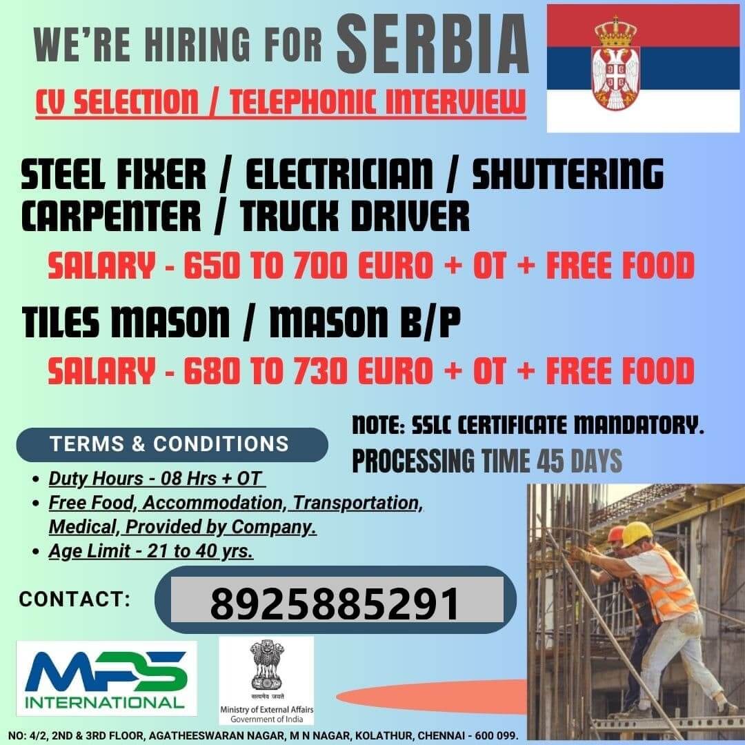 WE’RE HIRING FOR SERBIA CV SELECTION / TELEPHONIC INTERVIEW WE’RE HIRING FOR SERBIA CV SELECTION / TELEPHONIC INTERVIEW