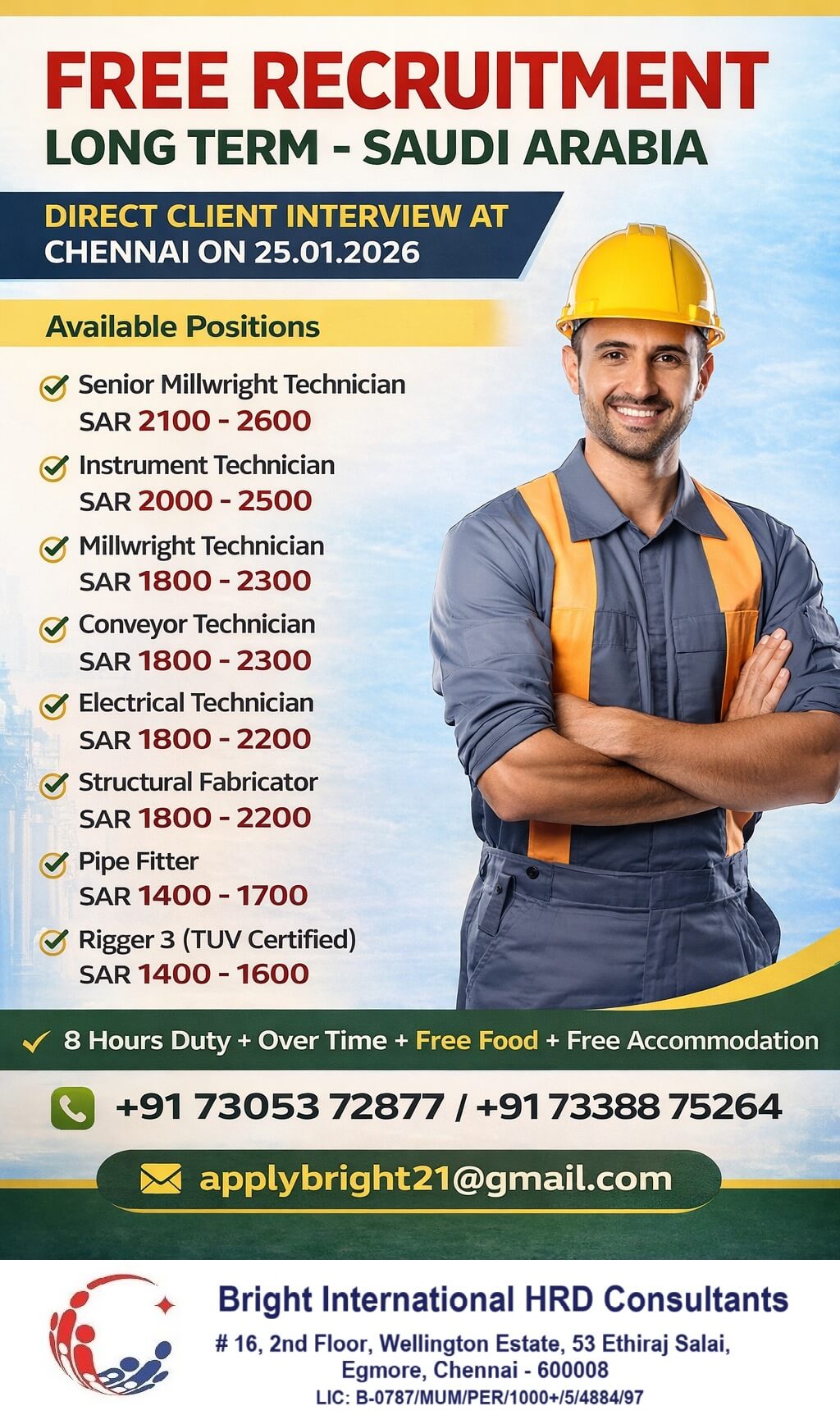 FREE RECRUITMENT - LONG TERM