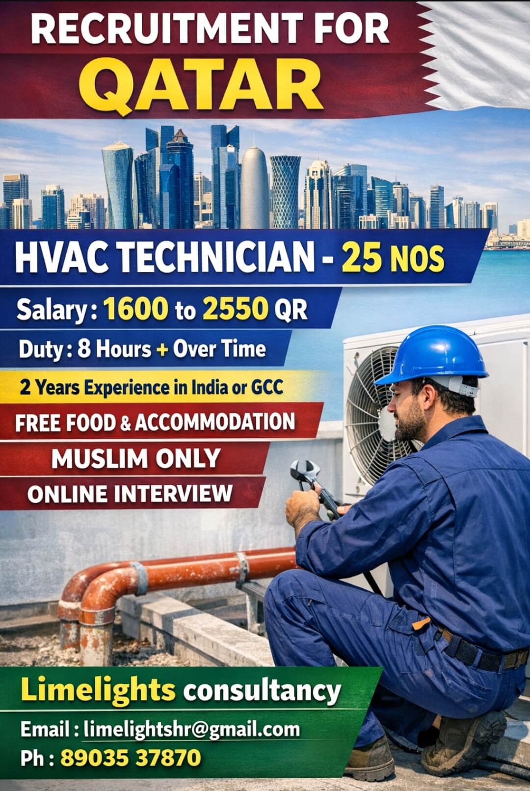 Wanted for Qatar Wanted for Qatar