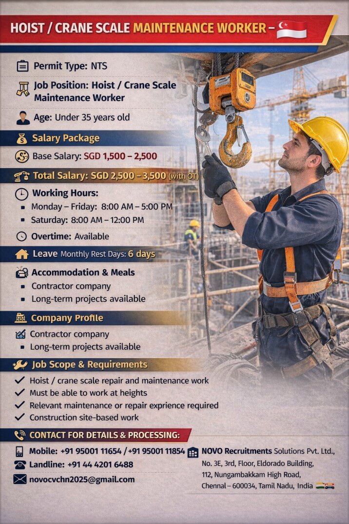 Hoist / Crane Scale Maintenance Worker