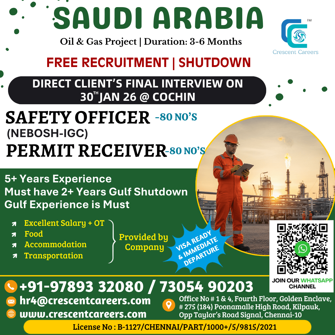 SAFETY OFFICER / PERMIT RECEIVER