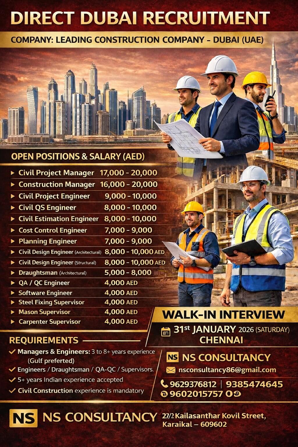 LEADING CONSTRUCTION COMPANY