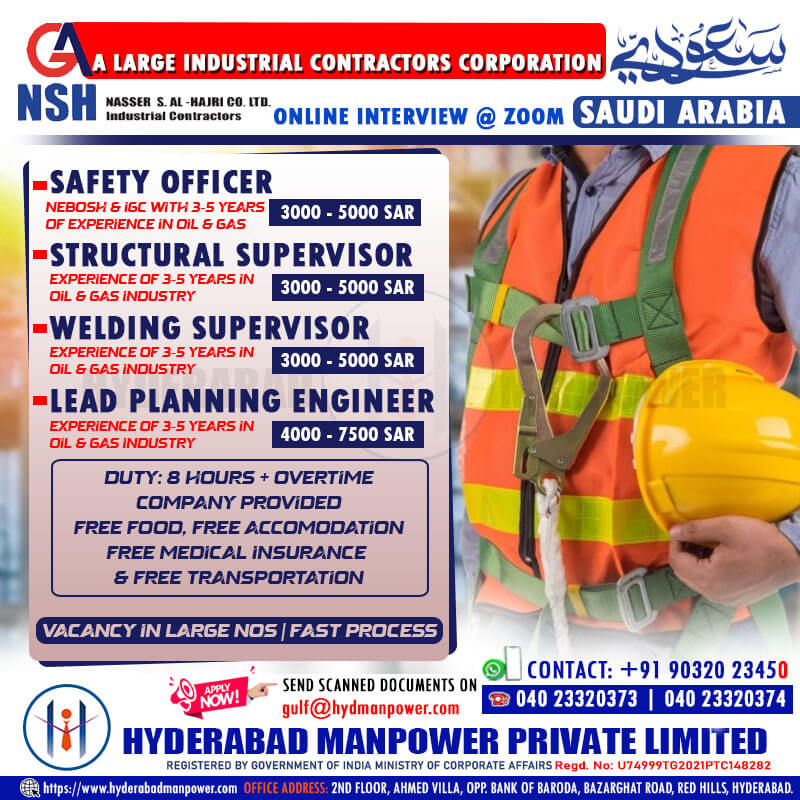 Hiring for Saudi Arabia Hiring for Saudi Arabia