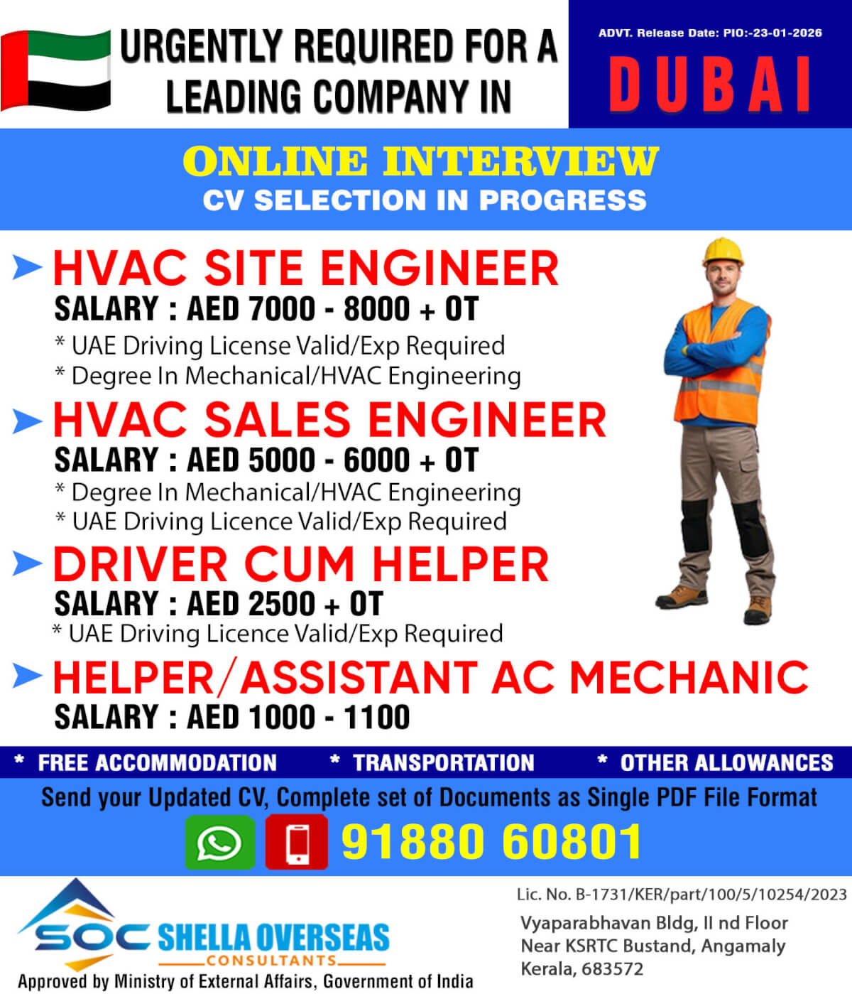 HVAC Engineer and Assistants HVAC Engineer and Assistants