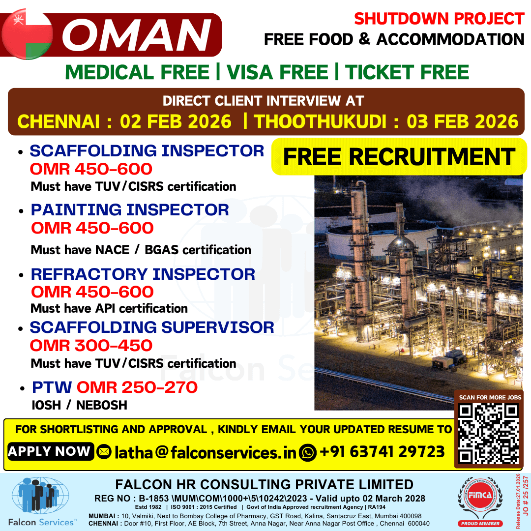 OMAN – SHUTDOWN PROJECT | Direct Client Interview