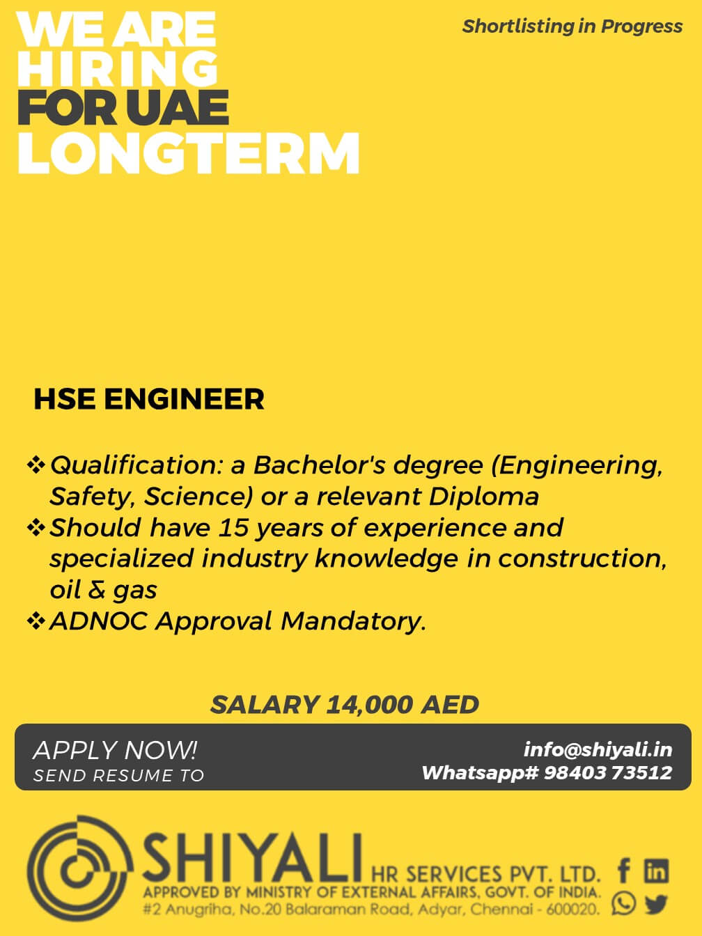 HSE ENGINEER