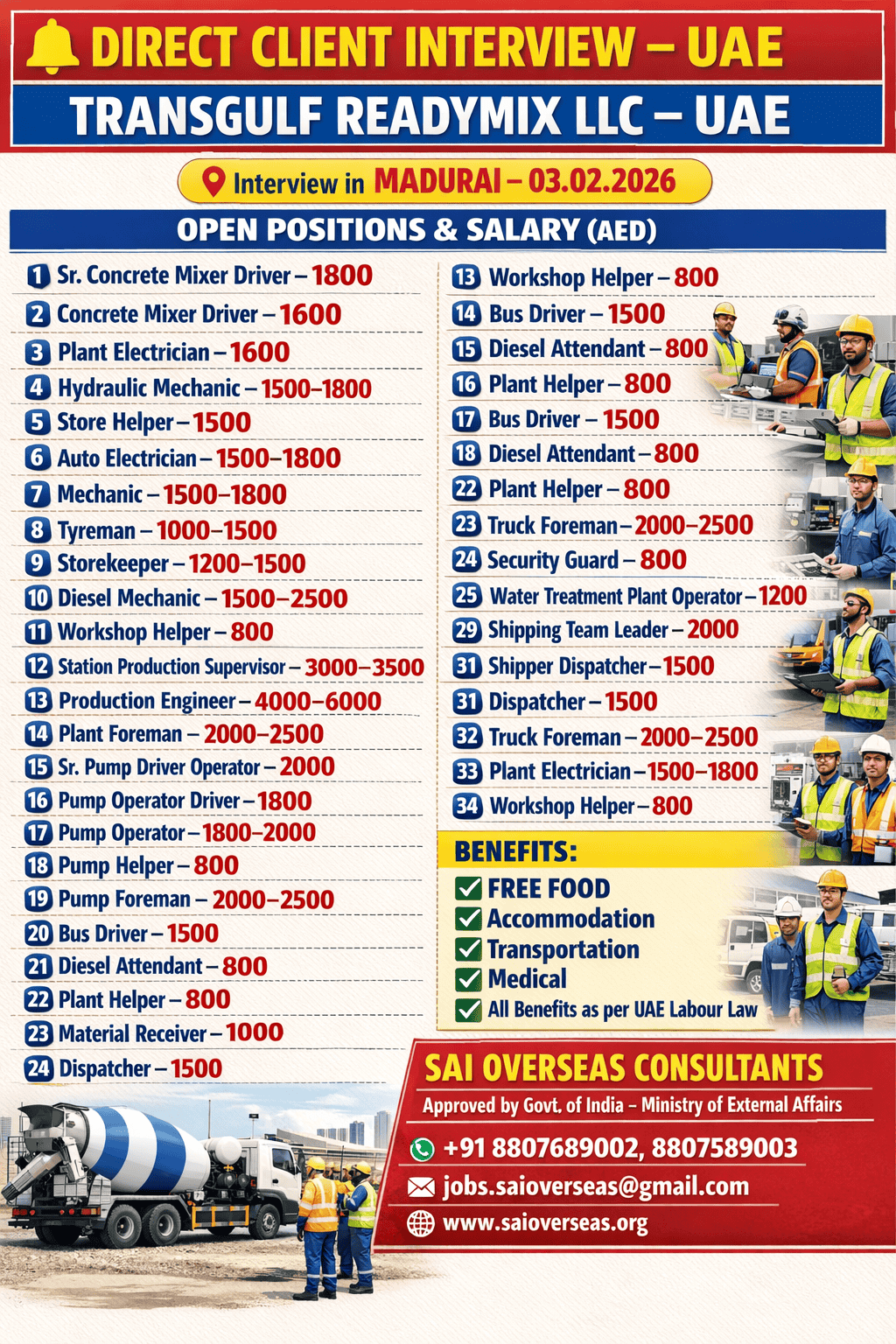 For A Leading Readymix Company In Dubai For A Leading Readymix Company In Dubai