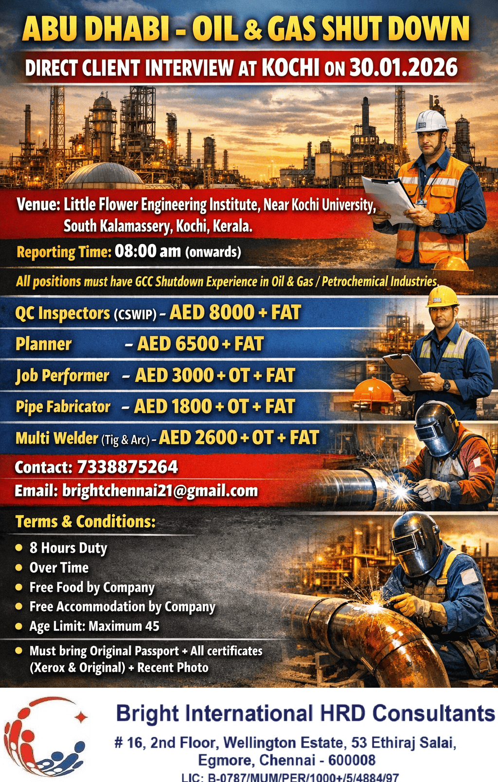 ABU DHABI - OIL & GAS SHUTDOWN ABU DHABI - OIL & GAS SHUTDOWN