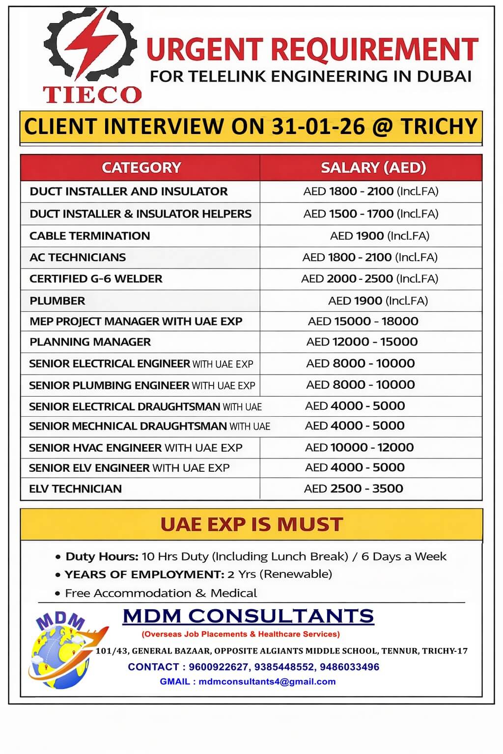 A LEADING COMPANY UAE A LEADING COMPANY UAE