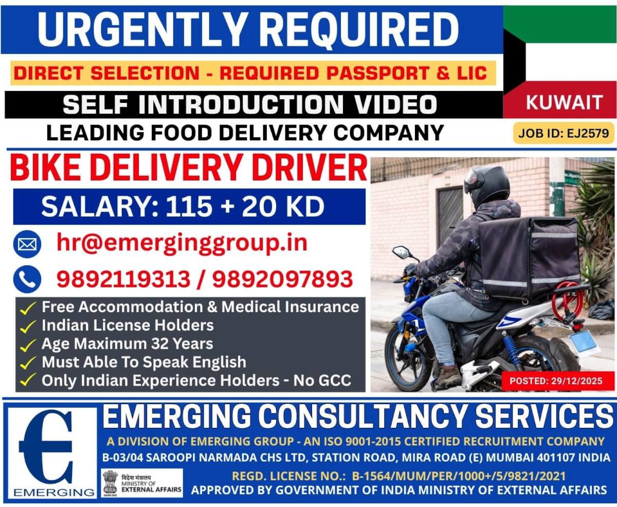 BIKE DELIVERY DRIVER